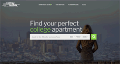 Desktop Screenshot of collegerentals.com